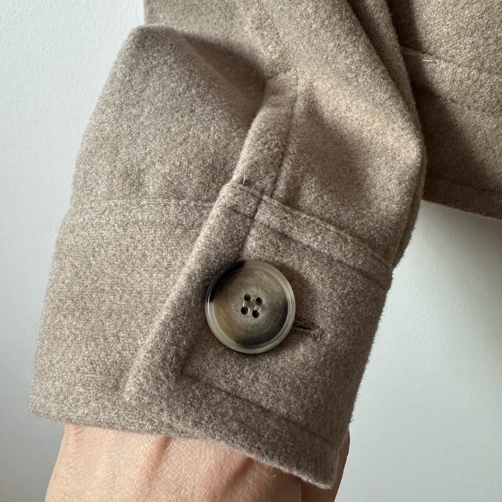 Lily Morgan Between-Season Jacket 'VIBE in dark beige - Picture 6 of 10